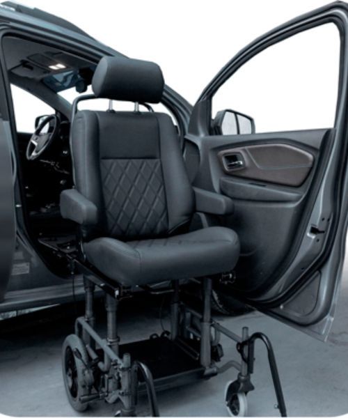 Banco Giratório Veicular  B – Asaflex – Adaptação de carros para  deficientes